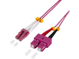 Cabo Patch de Fibra Óptica Logilink Lc Duplex Sc Duplex Om4 3 0 M LOGILINK PROFESSIONAL