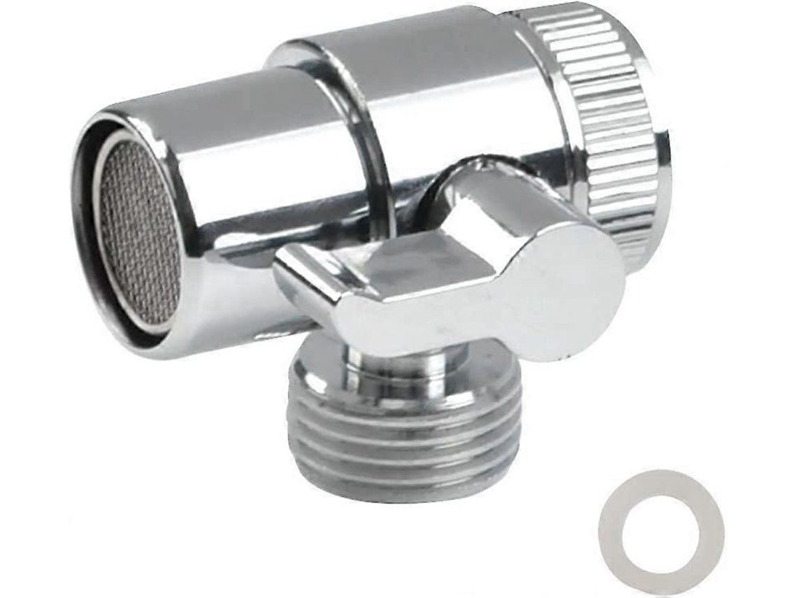 Válvula Desviadora Para Torneira, Válvula Desviadora Em Latão Polido Cromado, Adaptador Para Chuveiro, Lavabo E Cozinha