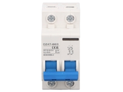 Disjuntor De Circuito Cc Fotovoltaico 2p (proteção Contra Sobrecarga, Alta Sensibilidade)