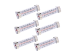 Lurelia Termómetro Para Frigorífico, 6 Unidades, Para Frigorífico E Congelador, Alta Precisão, Memória Máx./mín.