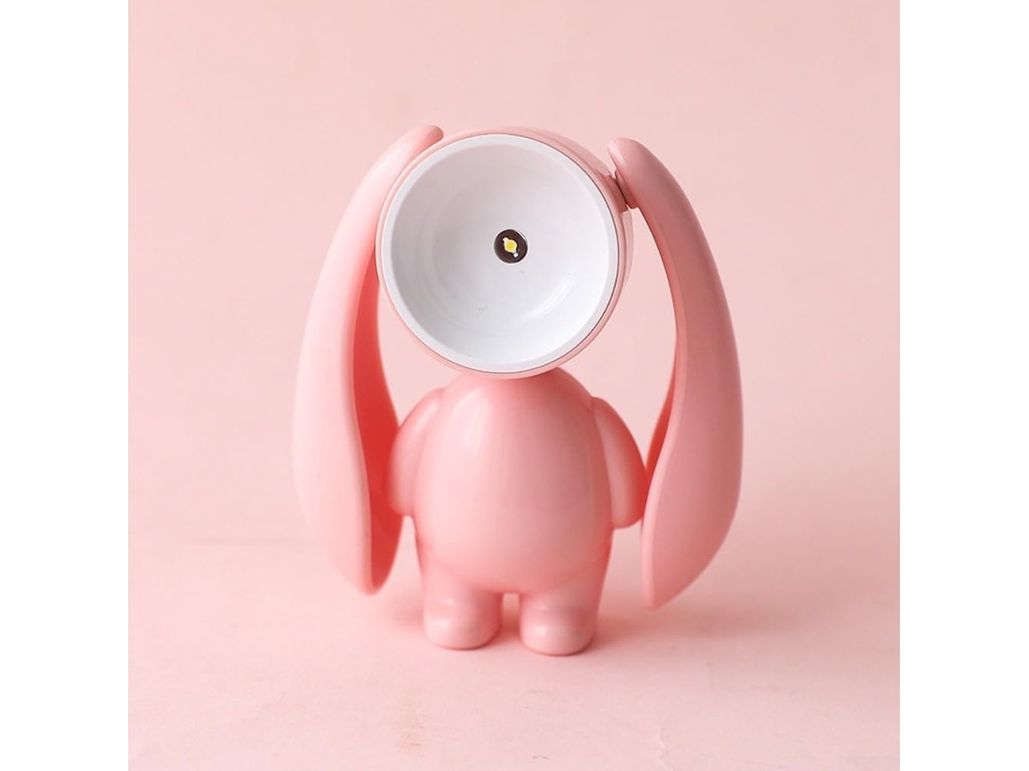 Abajur Em Formato De Coelho Para Quarto, Luminária Decorativa Led