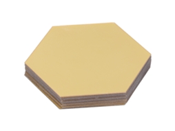Azulejos espelhados hexagonais modernos, azulejos autoadesivos para cozinha, portáteis e leves, ideais para sala de jantar, quarto e closet. Slowmoose