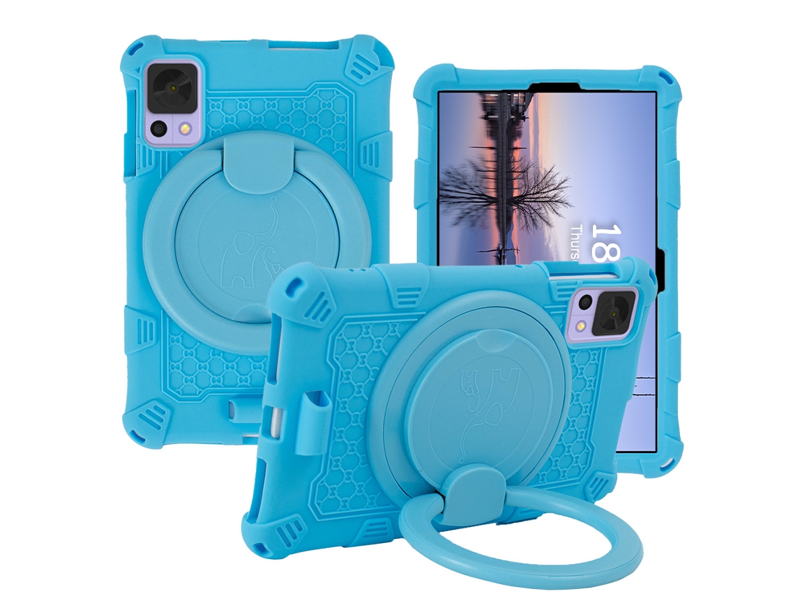 Capa Protetora Em Silicone Para Tcl Tab 8 De 8 Polegadas Hibbent (azul)