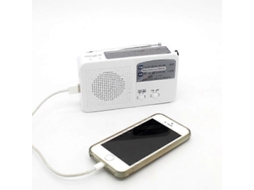 Rádio De Emergência Portátil, Alimentado Por Energia Solar, Sem Necessidade De Carregamento Olysi Shop