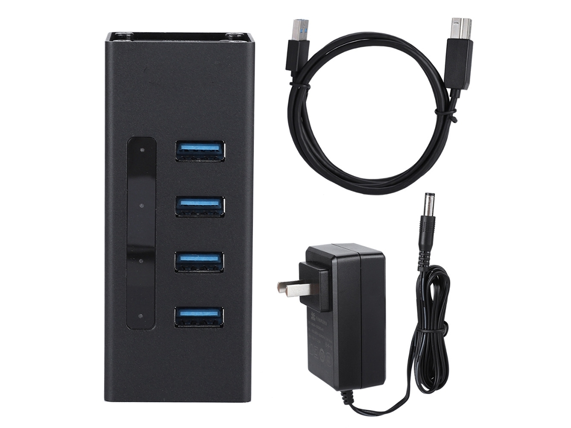 Hub Splitter Switch Expansion Port Adapter Docking Station Com 4 Portas Usb 3.0 De Alta Velocidade