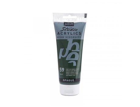 Tinta Acrílica PÉBÉO Opaca Verde Escuro 100 Ml Pébéo