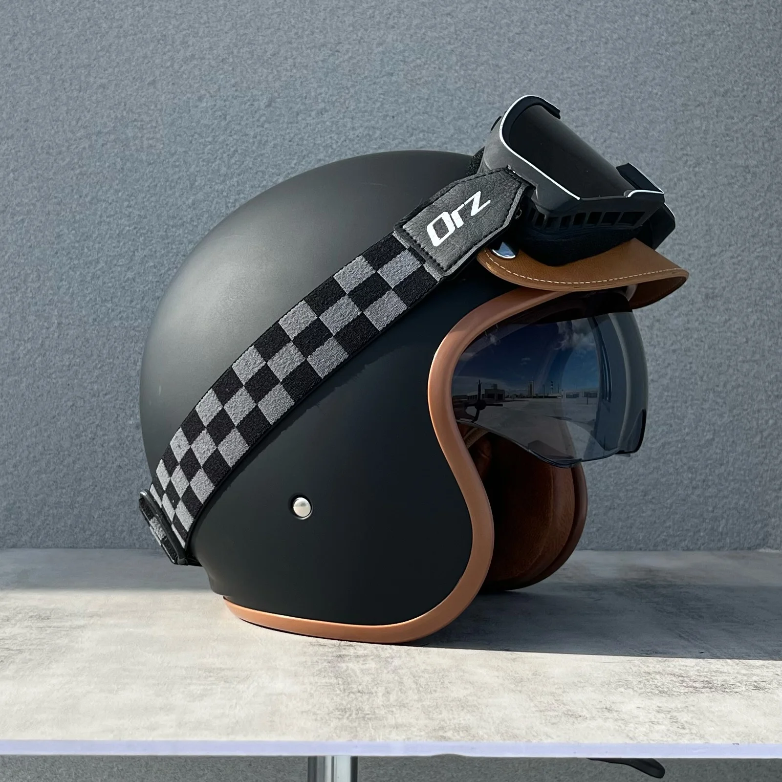 Capacete Aberto (m)abs 3/4, Certificado Dot, Proteção Uv.