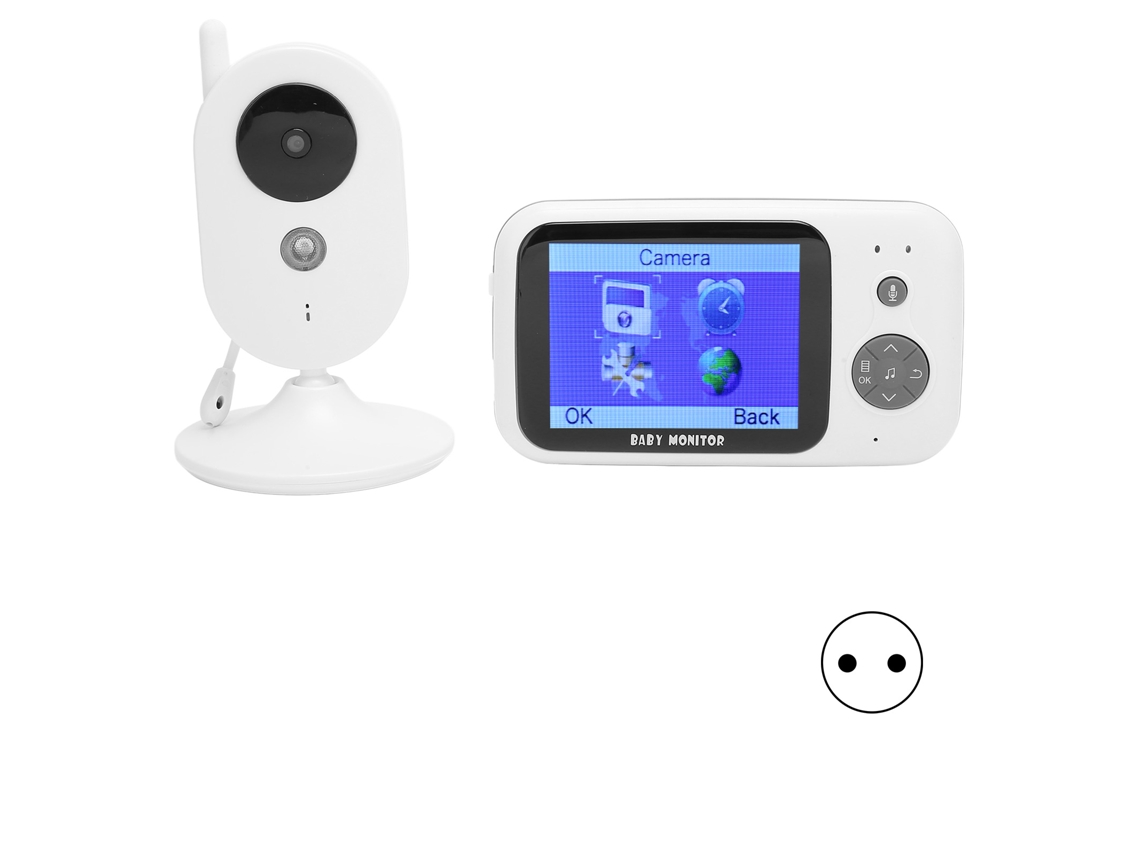 Câmera Bebé Lcd 3.2" Com Áudio Duplo E Visão Noturna
