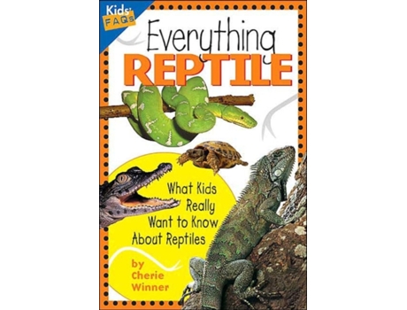 Livro everything reptile de cherie winner (inglês)