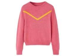 Camisola De Malha Para Criança Rosa-velho 128