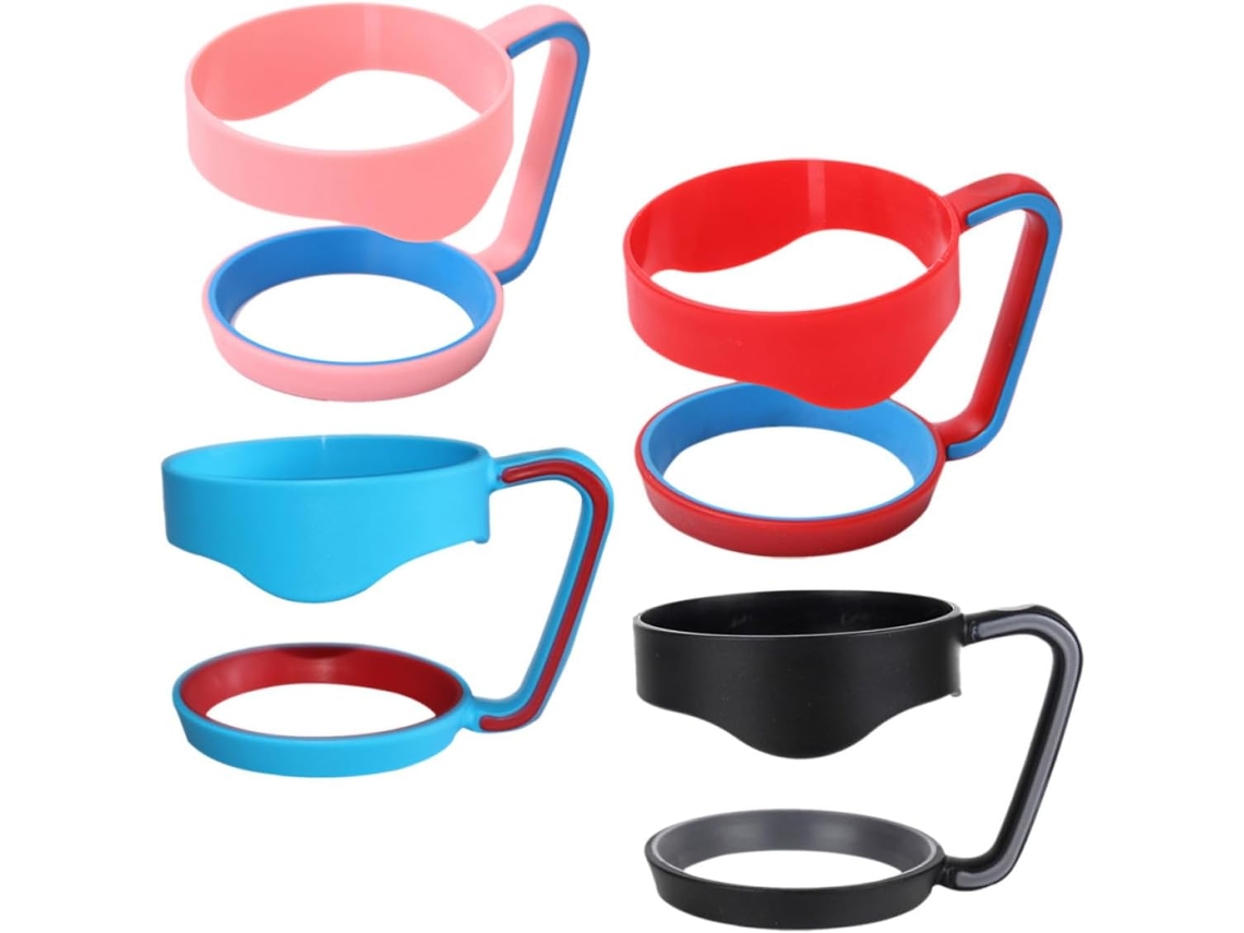 Capas Protetoras De Plástico Para Copos De 30 Oz Com Alças.