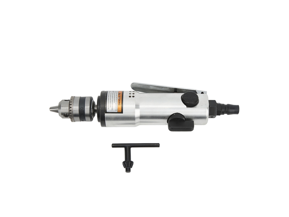Furadeira pneumática reta de liga de zinco de 3/8 de polegada, resistente ao desgaste e à corrosão, para uso industrial.