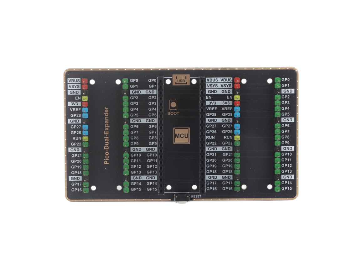 Placa de expansão dual para Raspberry Pi Pico módulo de desenvolvimento interface S/MARCA