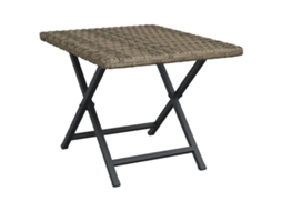 Folding Table, Folding Tables Vidaxl Cinzeto Rattan / Vime (n/a)