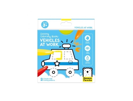 Livro Long Coloring Books Ready To Draw Vehicles At Work 3 Años De Desconocido (espanhol)