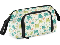 Estojo para Lápis Verde de Grande Capacidade Fresh Spring com Alça Meninas do Ensino Médio (bolsas Lapiceros)