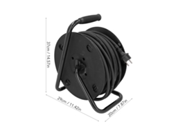 Carretel de Cabo Exterior Laxiscreed 35m IP44 À Prova D'água Para Uso Externo