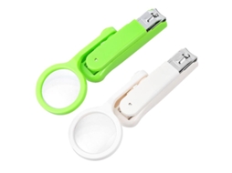 2pcs Cortador De Unhas Com Lupa Allinless