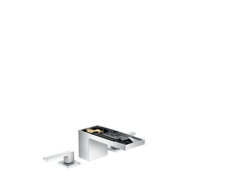 HANSGROHE Axor Myedition Misturadora de Lavatório de 3 Furos 70 com Descarga Pop-Up de Abertura Fácil Sem Placa Cor: Crómio
