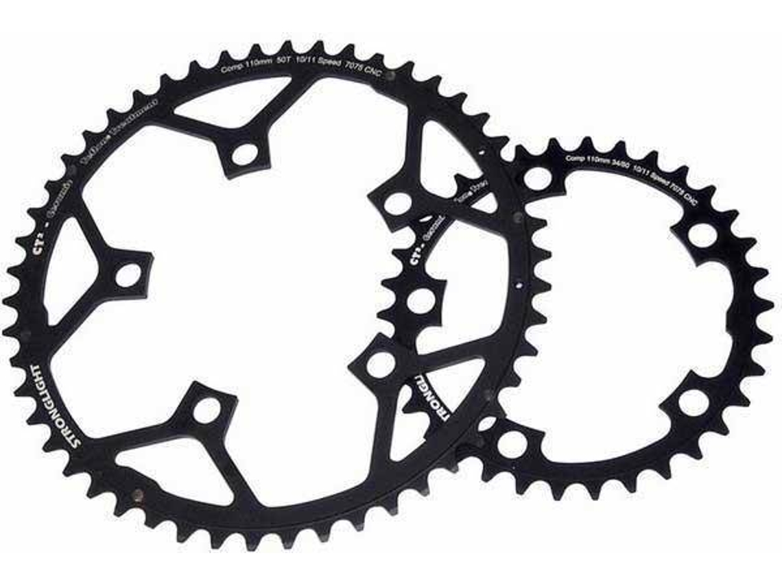 Corrente STRONGLIGHT Ct2 110 Bcd Adaptable Campagnolo Chainring