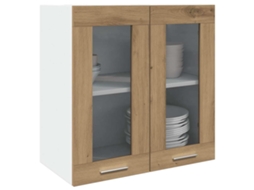 Vidaxl Armário Parede Para Cozinha Com Porta Vidro “lyon”