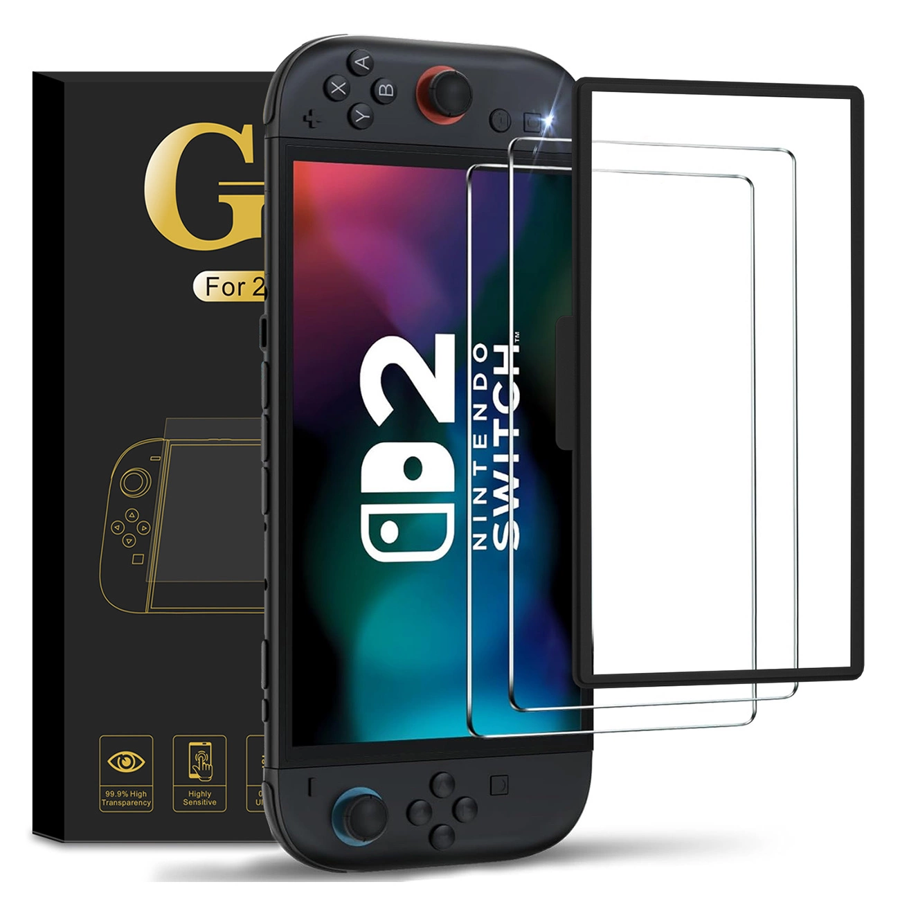 Conjunto de Películas Protetoras de Tela para Nintendo Switch Venda por Atacado... HURTEL (2 Peças)