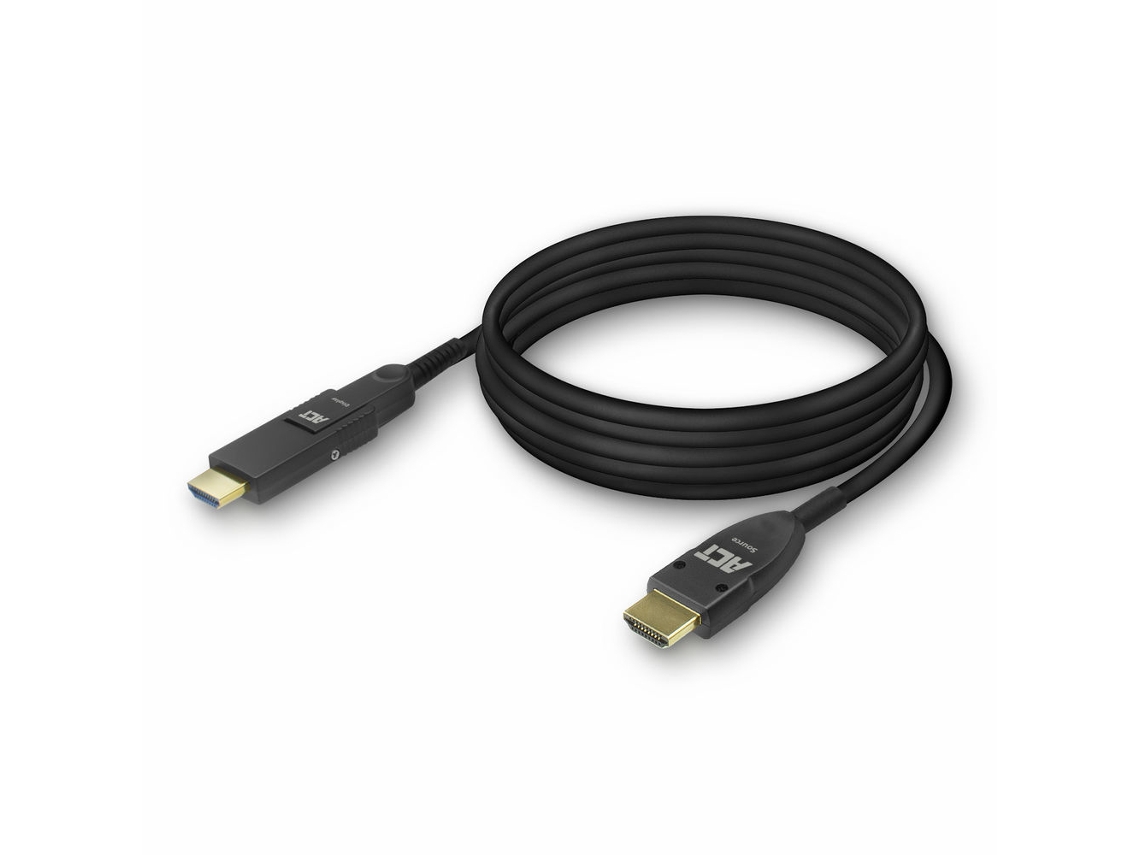 Adaptador HDMI ACT Ak4100 10m USB-A Standard Preto