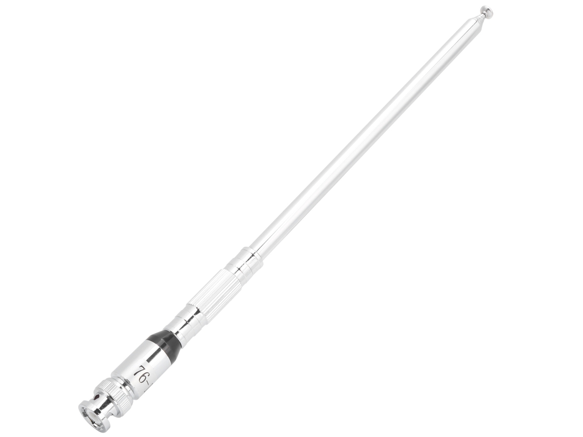 Antena Fm Wireless Laxiscreed 76-108mhz Com Interface Bnc Em Liga De Alumínio