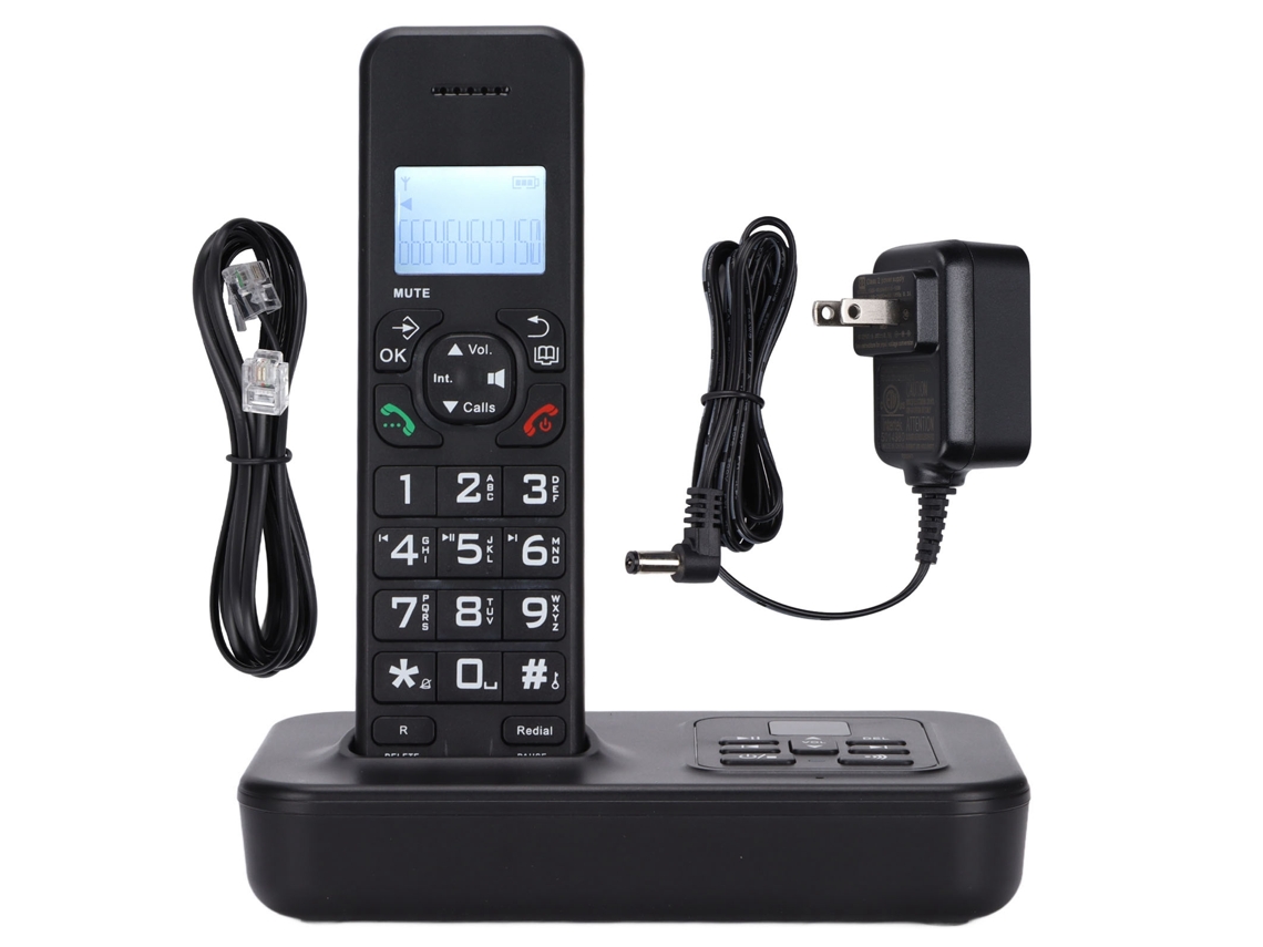 Aetheria telefone Sem Fio Digital Portátil com Alto falante e Gravação para Escritório e Lar