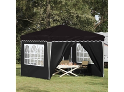 Vidaxl Tenda De Festa Pop-up 288 X 288 X 245 Cm Preto Tecido Oxford