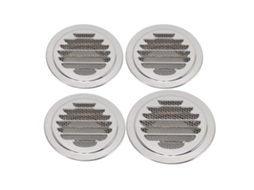 Grade de Canela Inox 304 Redonda 100mm Cozinha Banheiro