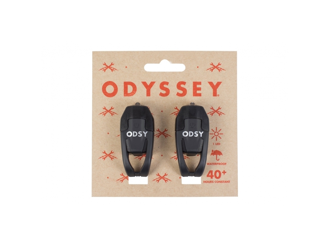 Conjunto de 2 Kits de Luzes Dianteiras e Traseiras ODYSSEY Bike Lights