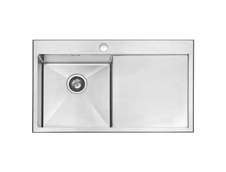 Lava Loiça Jassferry Com 1 Cuba, Aço Inoxidável 86 X 51 Cm