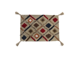 Capa de travesseiro DKD Home Decor Multicolor Franjas (60x1x40 cm)