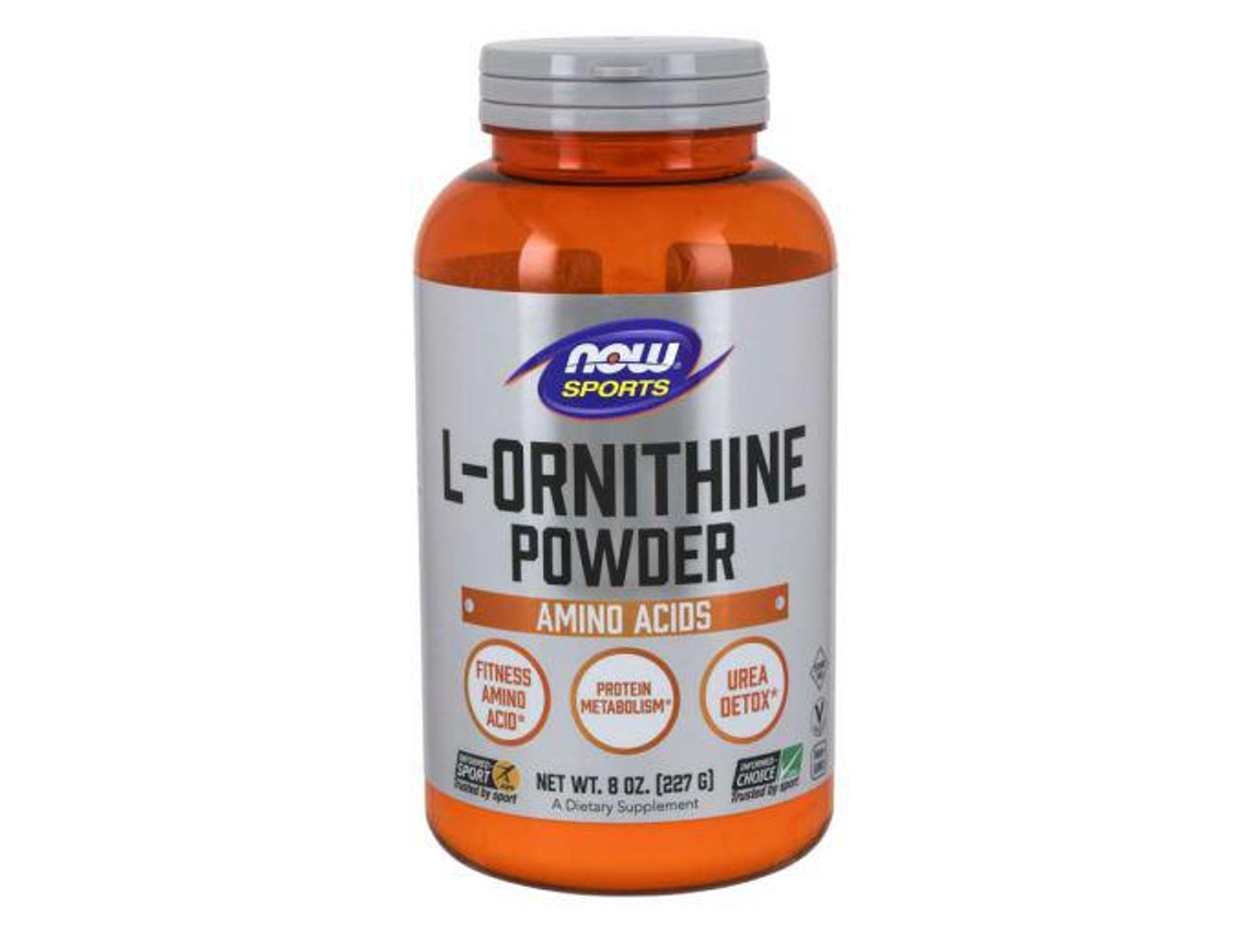 Now Foods L-Ornitina 100% Pó Puro 227 Gr 227 Gr
