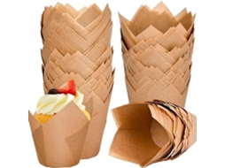 Conjunto De 120 Forminhas Papel Para Muffins - Modelo Tulpan Próprio Confeitaria