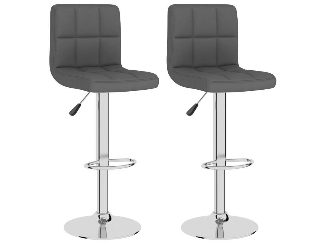 Bar Stool, Bar Stools Vidaxl Cinzeto Tecido (n/a)