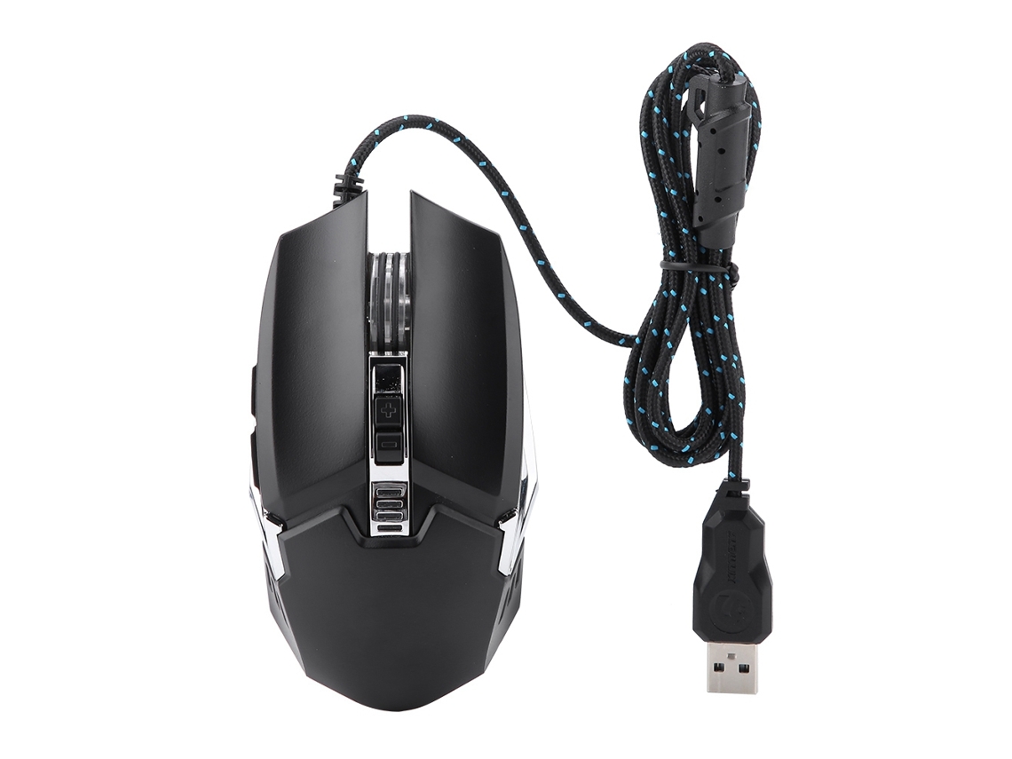 Mouse LAXISCREED (ajuste de Dpi de 4 Níveis, Programação de Macro, Posicionamento Óptico Preciso)
