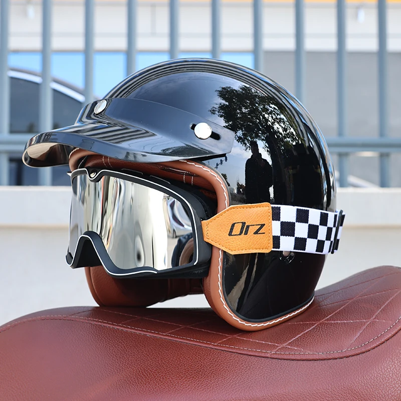 Capacete (l)abs 3/4 Aberto, Certificado Dot, Resistente A Impactos, Com Proteção Uv.