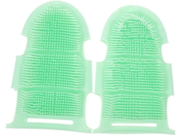 Lurelia Pack De 2 Escovas De Silicone Para Banho, Silicone Macio, Cerdas Macias E Massagem Suave