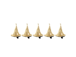 5pcs Grampos de Cabelo Chapéu de Bruxa Mini Adoráveis Acessórios de Halloween para Festa Cosplay Meninas | S/MARCA