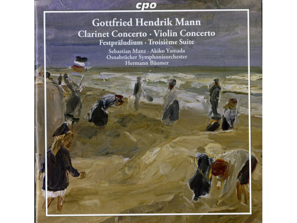 CD Gottfried Hendrik Mann - Claridad (1CDs)