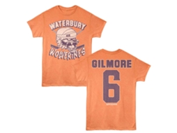 Unisex Adult T-shirt Rockinstone Happy Gilmore Waterbury Hockey Cantaloupe Front Back Printsizexxl