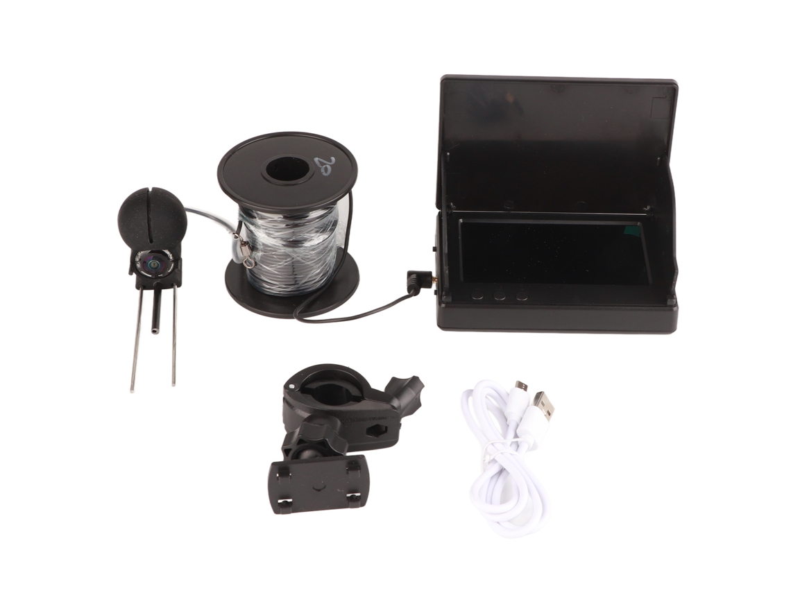Fish Finder Professional 4.3 Polegadas Ips Hd Tela Subaquática Fish Finder Câmera Para Pesca De Barco Pesca No Mar Pesca No Gelo 4.3 Polegadas 20m/65.