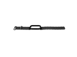 Pulseira de Silicone com Capa Protetora de Aço Inoxidável para Mi Band 7 Preto