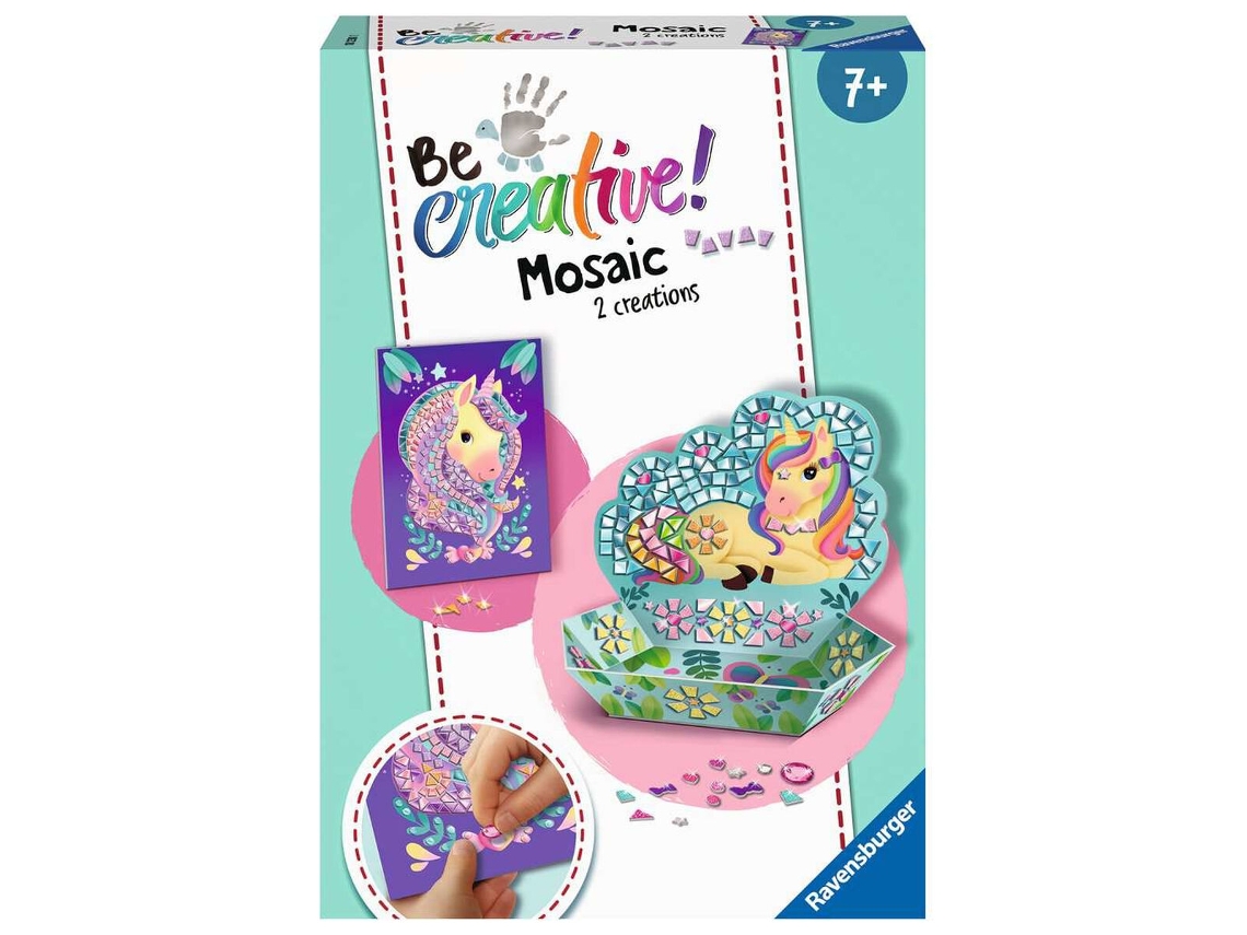 Mosaico Ravensburger Unicorn (Idade Mínima Recomendada:  7 Anos)
