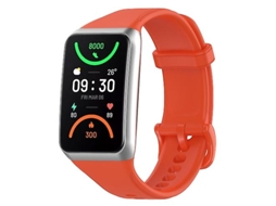 Bracelete de Smartwatch para Oppo Band 2 Faixa de Relógio de Silicone Macio de Cor Sólida Laranja VENISYMLIS