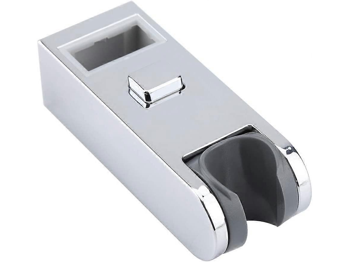 Soporte para Ducha Ajustable En Altura de Cromo Abs para Barra Deslizante de Baño