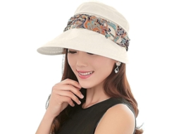 Sombrero de Sol Plegable 2 En 1 Con Flap para Cuello Upf 50+ Ajustable