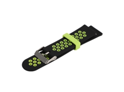 Cinto de relógio de silicone para Amazfit GTR 47mm, preto ou bicolor EOOCOO